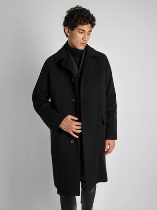 Cappotto Monopetto Loyd - Nero