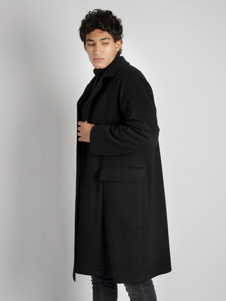 Cappotto Monopetto Loyd - Nero