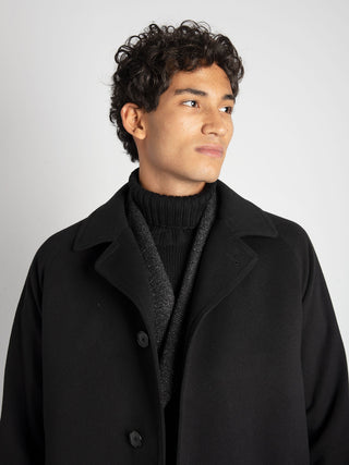 Cappotto Monopetto Loyd - Nero