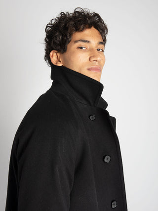 Cappotto Monopetto Loyd - Nero