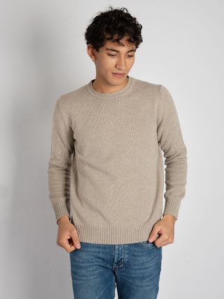 Maglia Girocollo Basic - Tortora