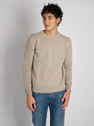 Maglia Girocollo Basic - Tortora