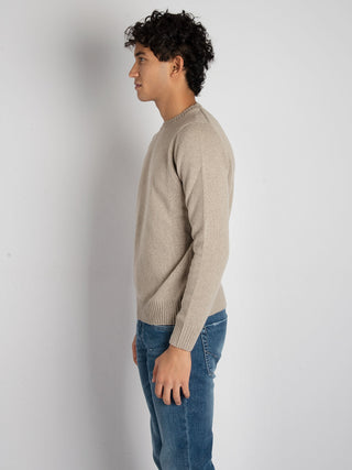 Maglia Girocollo Basic - Tortora