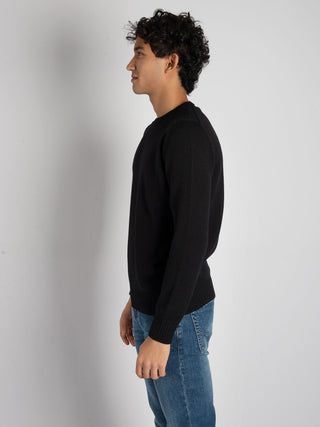 Maglia Girocollo Basic - Nero