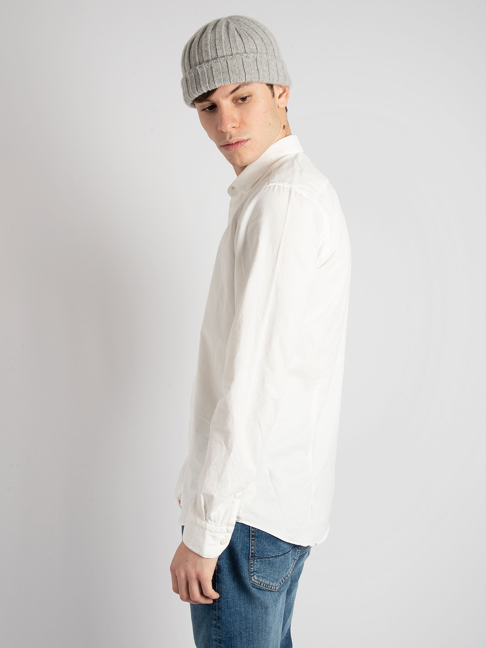 Camicia 'Formal' Millerighe - bianco