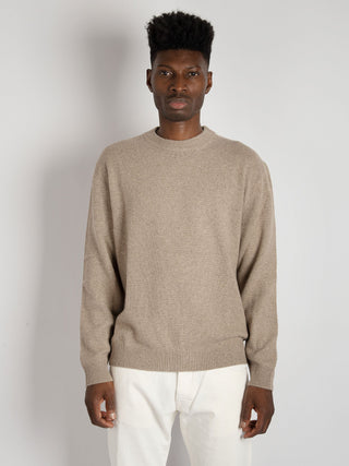 Maglia Girocollo Cashmere - Tortora