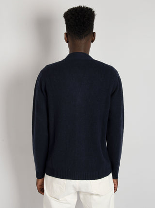 Maglia Cardigan Cashmere - Blu