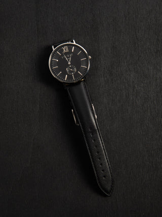 Orologio 'New One' Pelle - nero