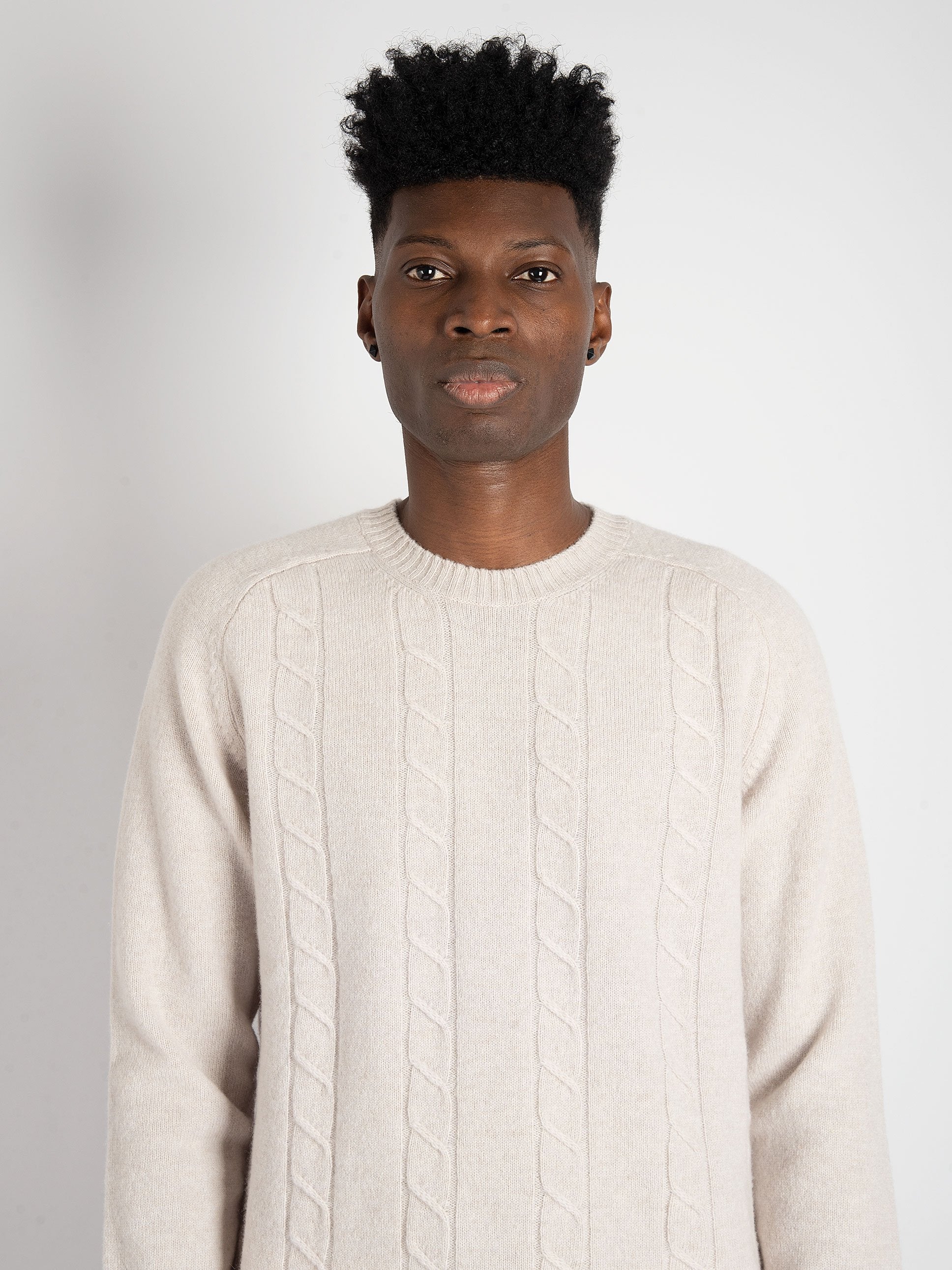 Maglia 'Frank' - Gesso
