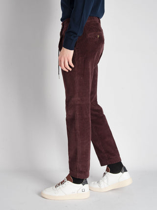 Pantalone 'S.Mitte' Velluto - Vinaccia