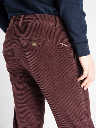 Pantalone 'S.Mitte' Velluto - Vinaccia