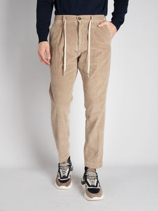 Pantalone 'S.Mitte'' Velluto - Beige