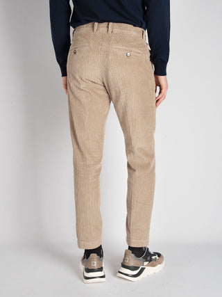 Pantalone 'S.Mitte'' Velluto - Beige