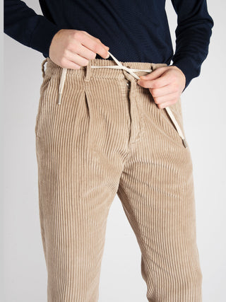 Pantalone 'S.Mitte'' Velluto - Beige