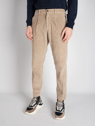 Pantalone 'S.Mitte'' Velluto - Beige