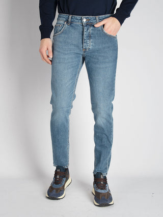 Denim 'Davis Shorter' - Lavaggio Medio