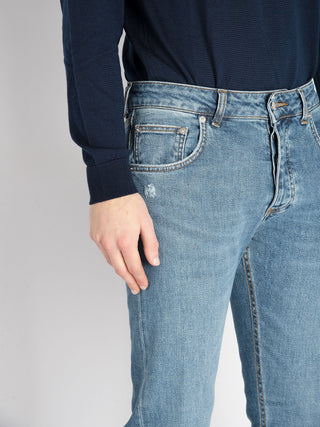 Denim 'Davis Shorter' - Lavaggio Medio