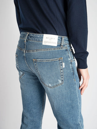 Denim 'Davis Shorter' - Lavaggio Medio