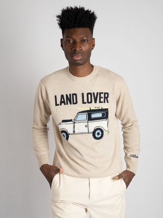 Maglia 'Land Lover' - Beige