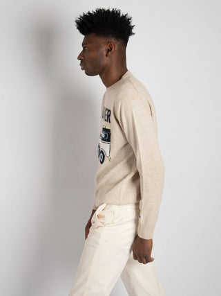 Maglia 'Land Lover' - Beige