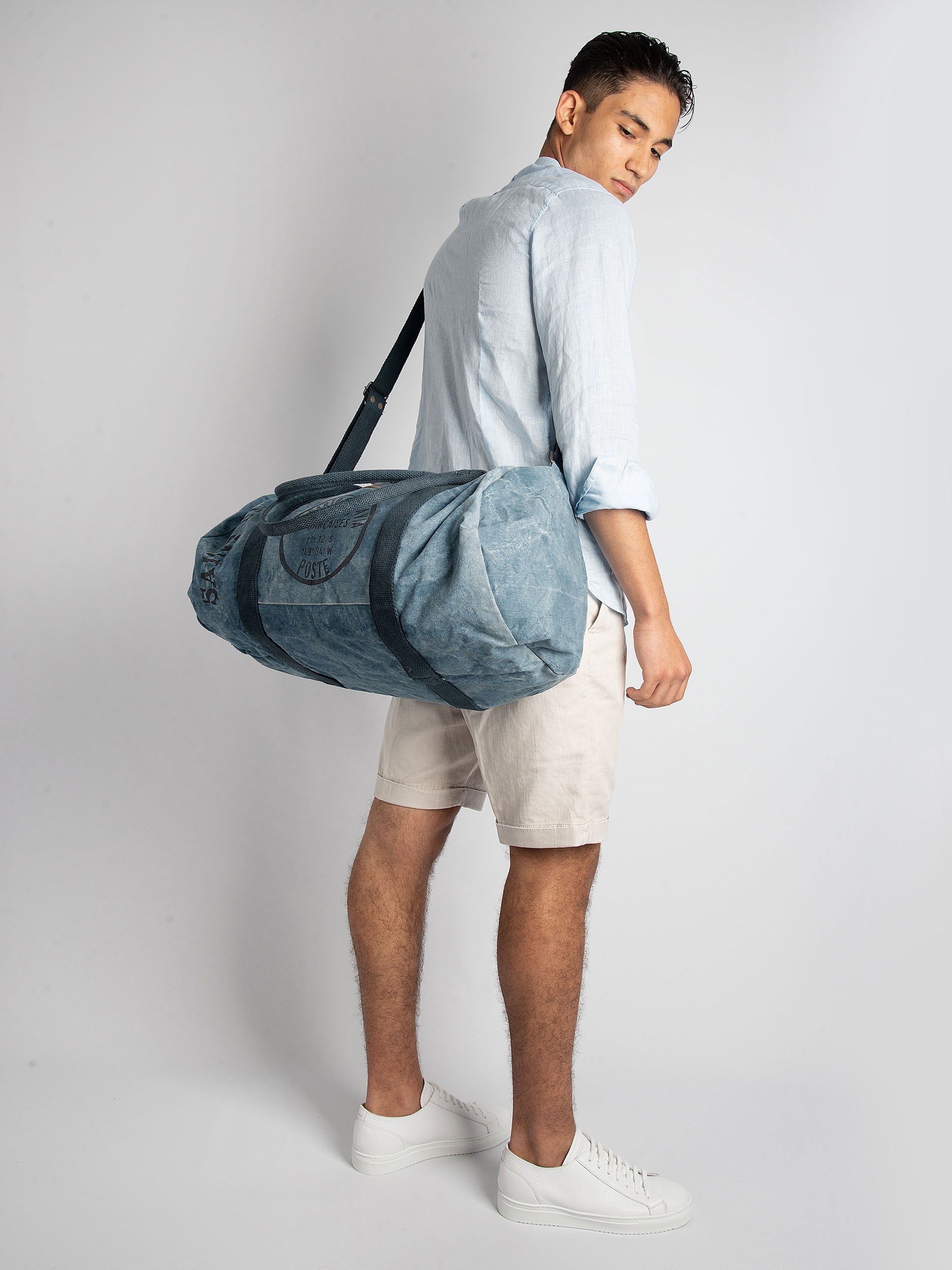 Travel Duffle Bag - Denim