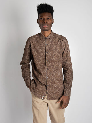 Camicia Velluto - Marrone